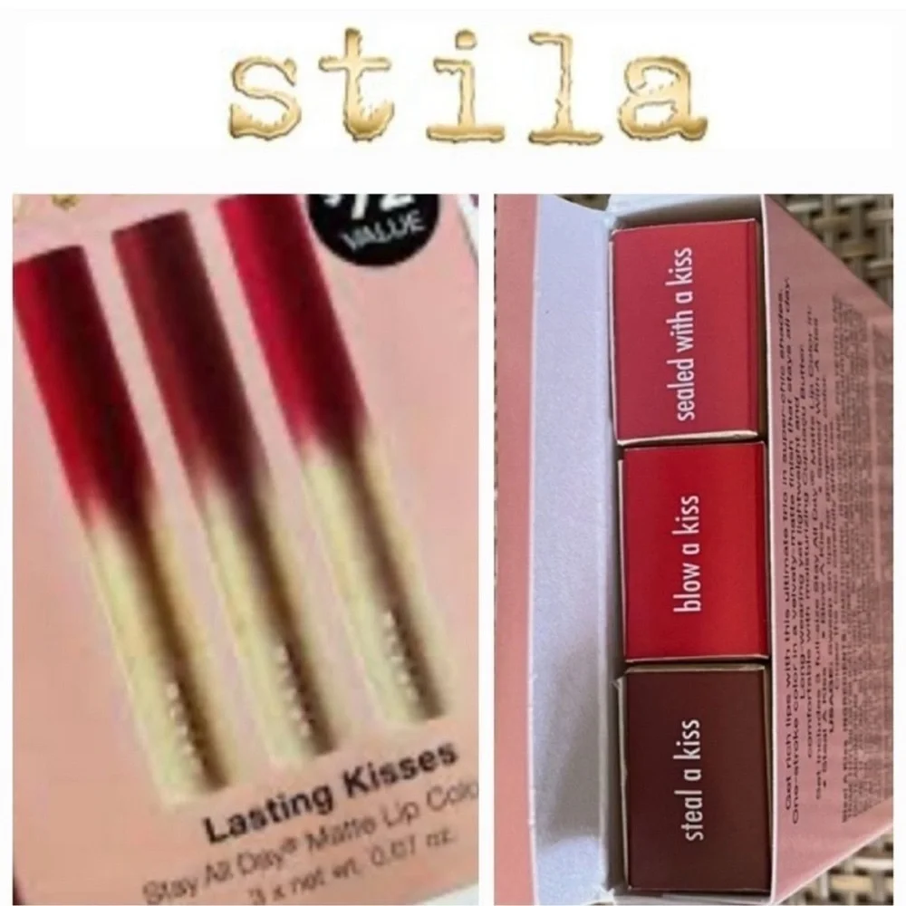 Stila Lasting Kisses Lip Color Trio